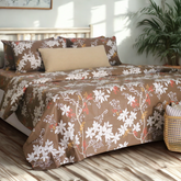 Brown Fleur - Bedset